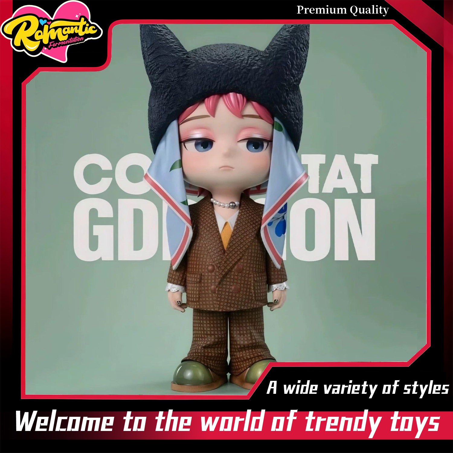 Popular Anime Merchandise - Figurinha do G-Dragon em estilo anime,