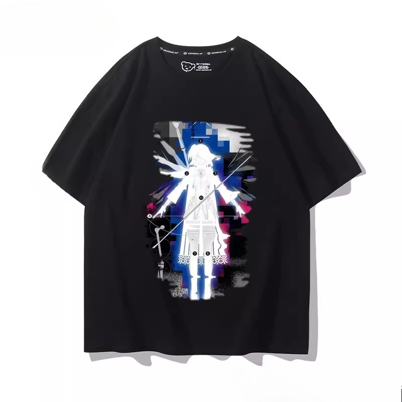 Popular Anime Merchandise - Camisetas Gráficas Anime Arknights Moda Kpop